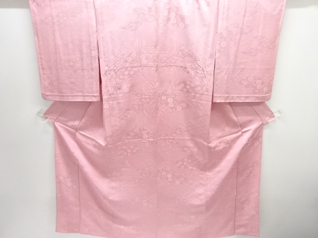 JAPANESE KIMONO / IROMUJI / HITOE / WOVEN MAPLE LEAVES
